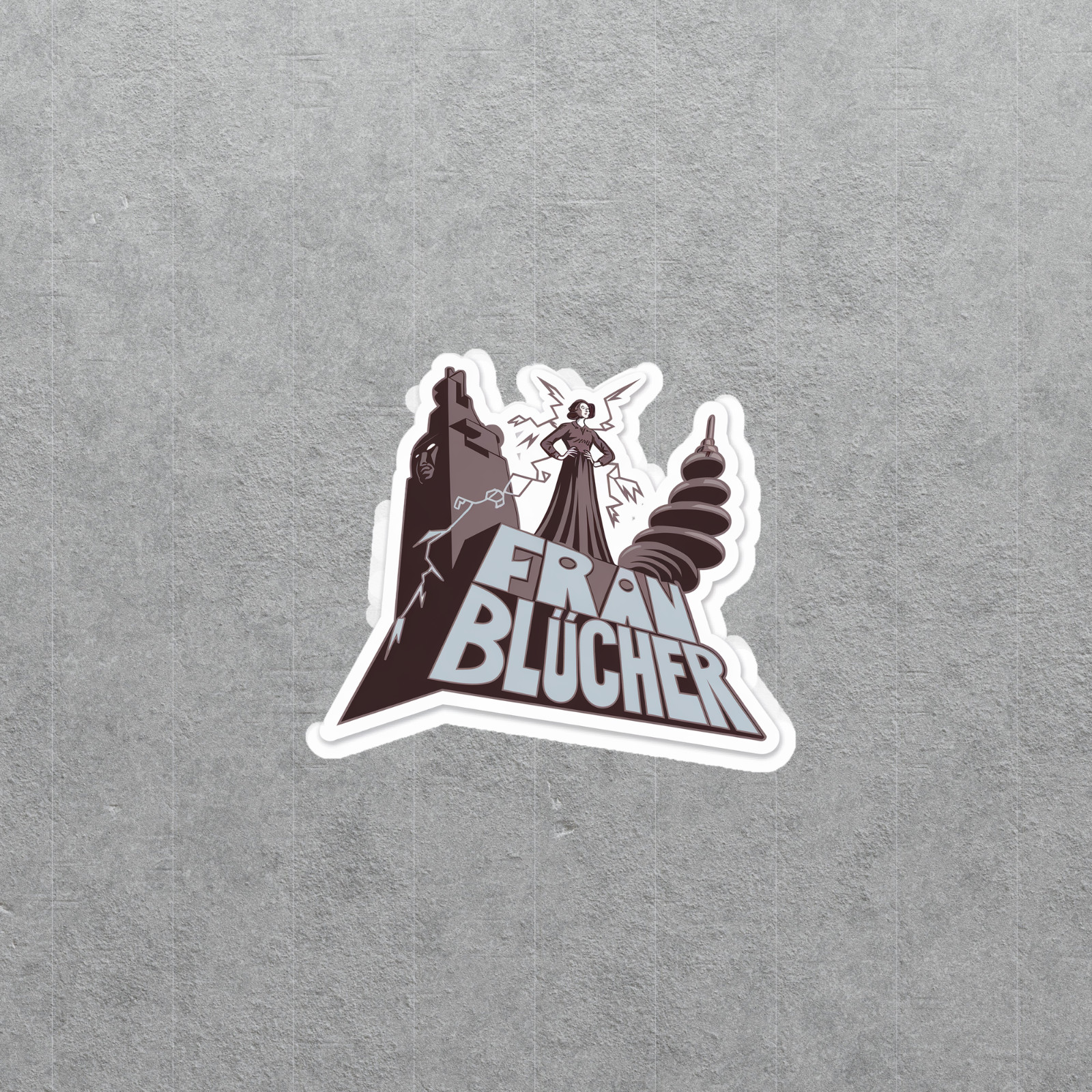 Frau Blucher Sticker – Young Frankenstein Inspired Horror Comedy Decal #6092