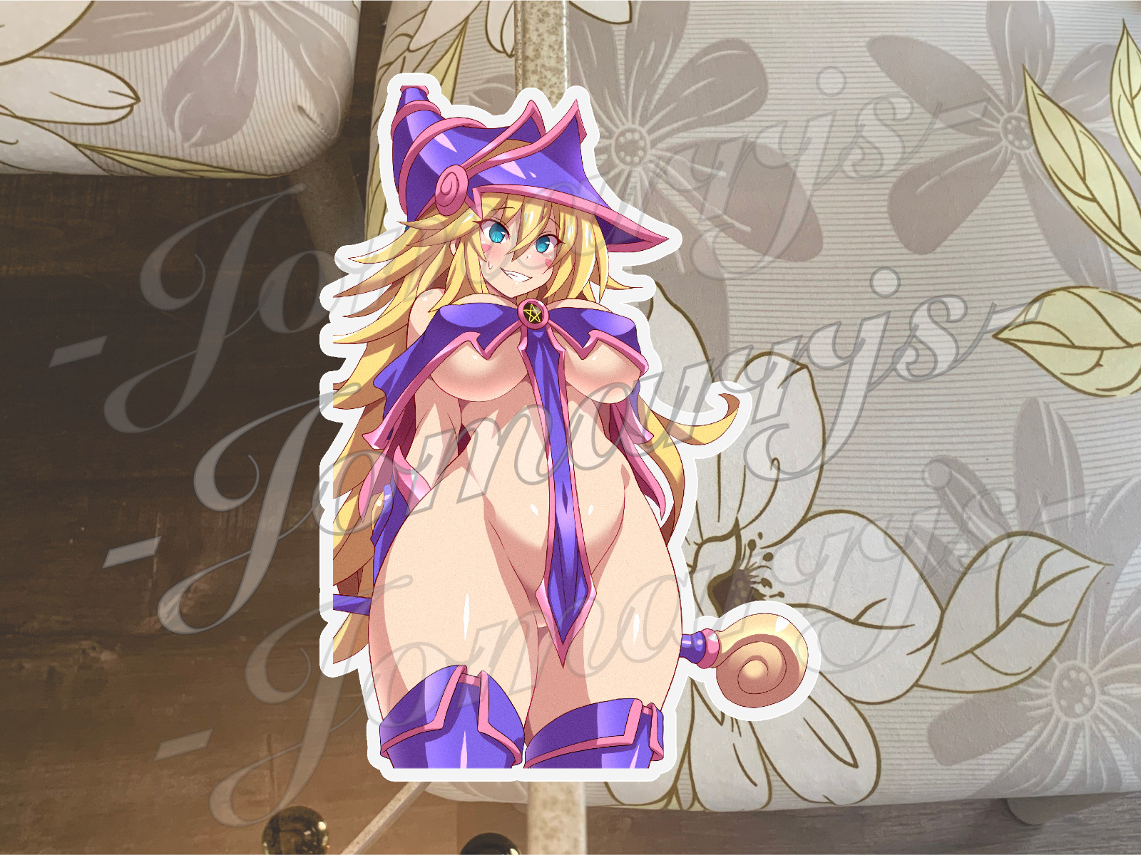 Yu-Gi-Oh Anime – Dark Magician Girl 0003 Bikini Sticker Decal Vinyl manga ecchi
