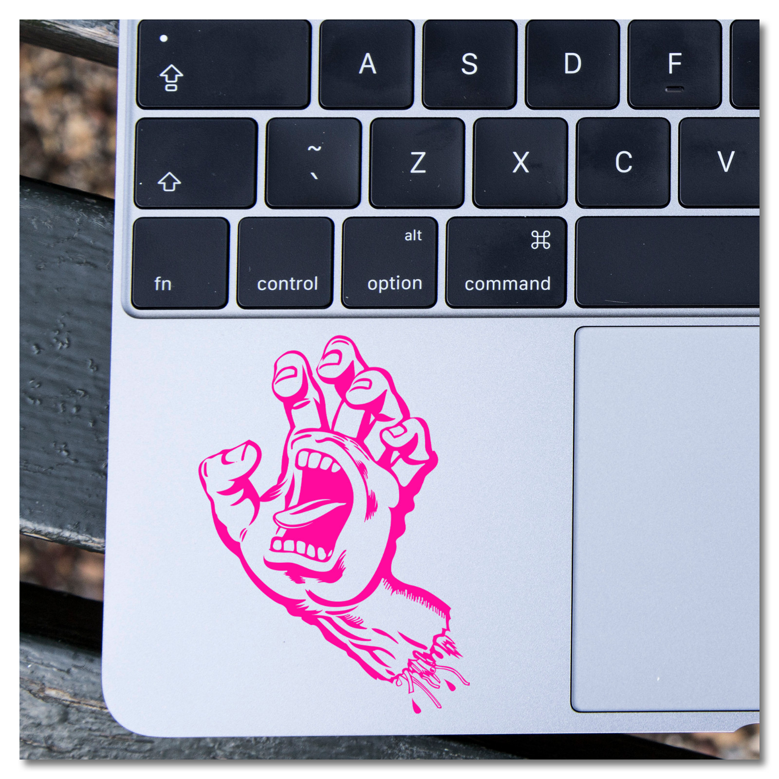 4" Screaming Hand Santa Cruz Vinyl Decal Sticker