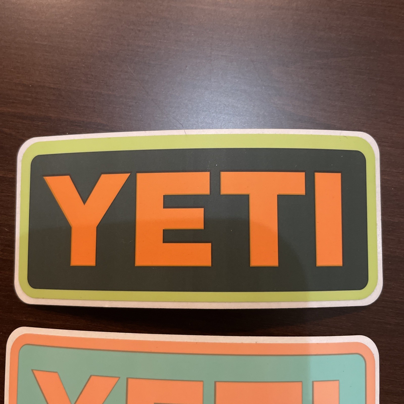 Yeti Decal, Yeti Sticker Pack of 4, 4 inches, Multi Colors