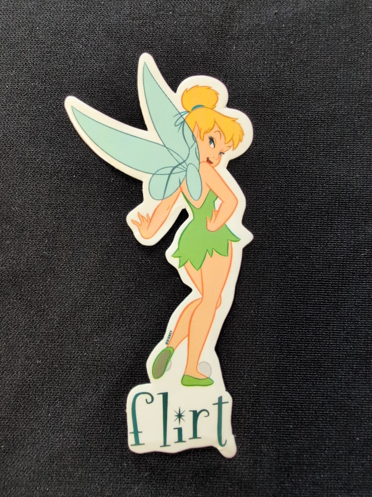 Disney Tinkerbell Flirt Bumper Sticker Vinyl Decal 4"x2"