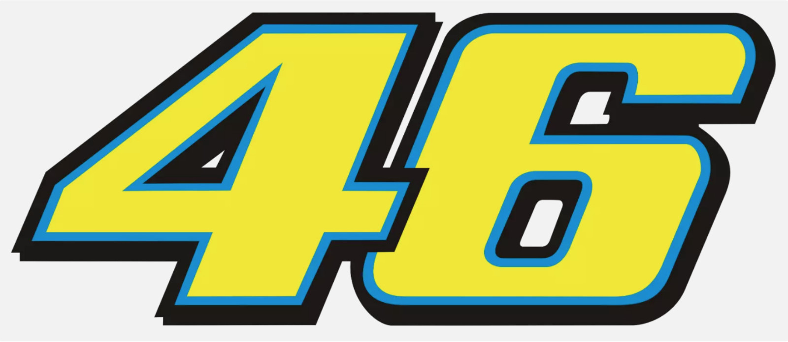 Valentino Rossi Sticker Logo Vinyl Sticker Decal Laptop Wall Mirror Tumblr Cup
