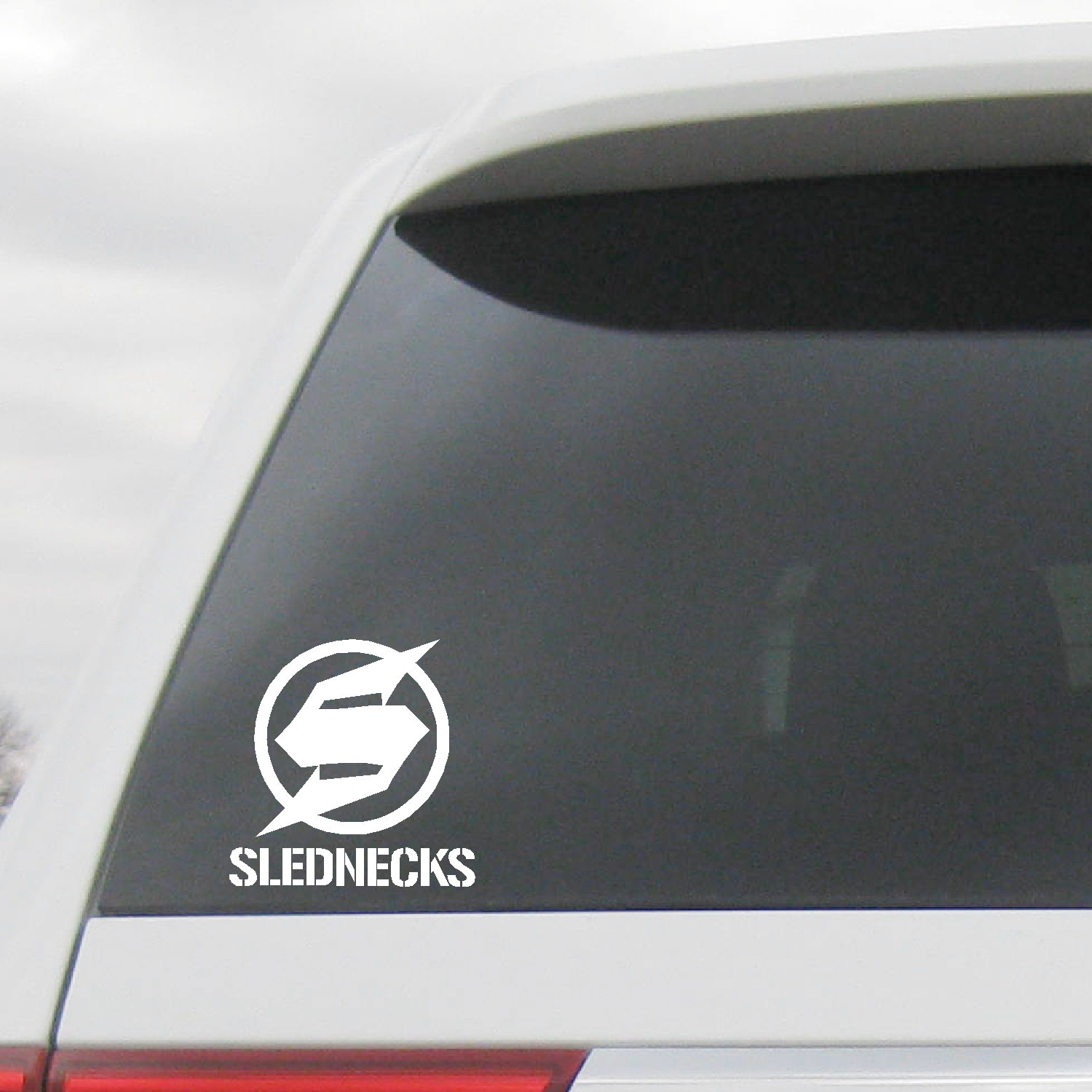 Slednecks Decal Snowmobile Logo Sticker ATV Extreme Ski Sled Snowboard 6 Sizes