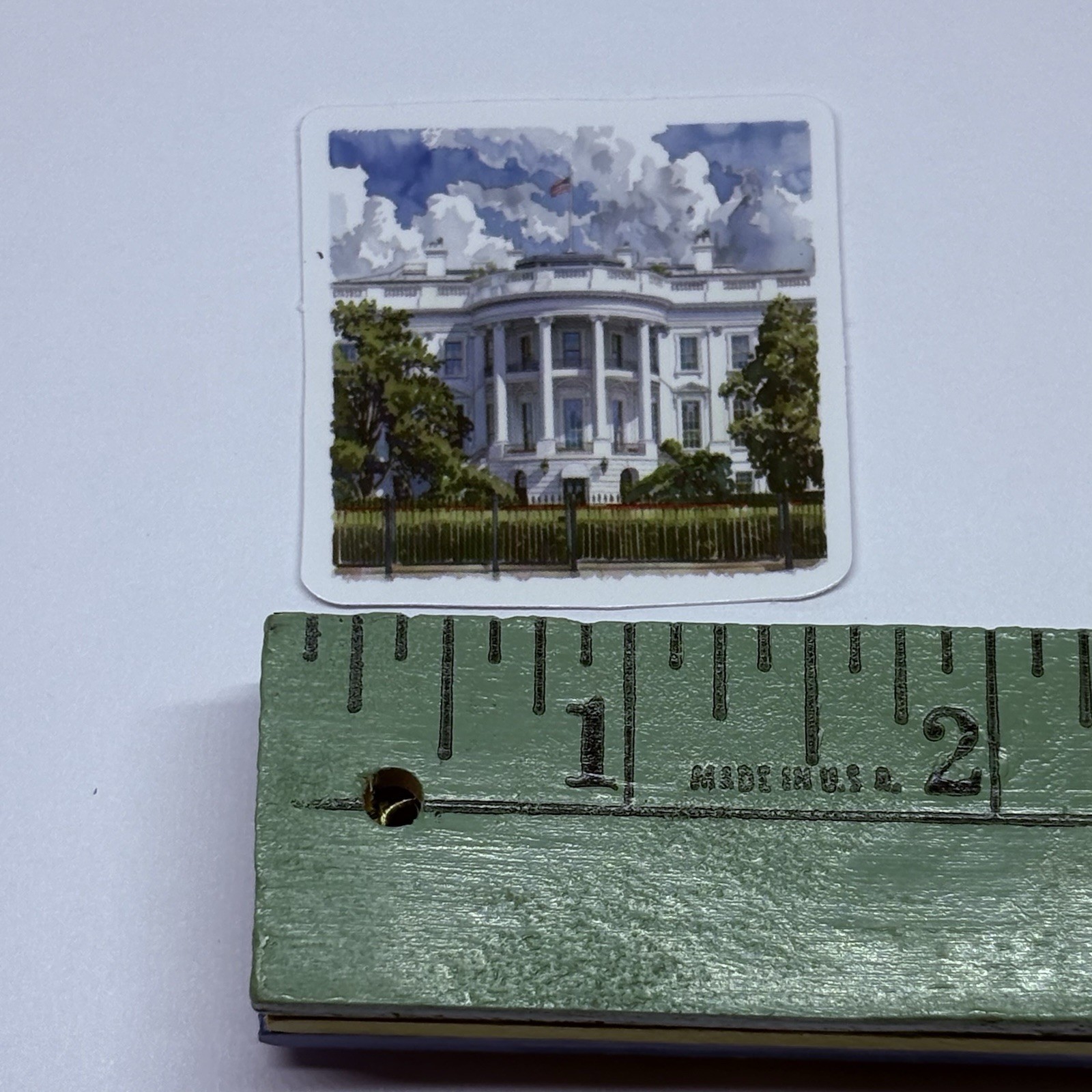 The White House Sticker USA Travel City Art Decal Vinyl Paint Style Tc9