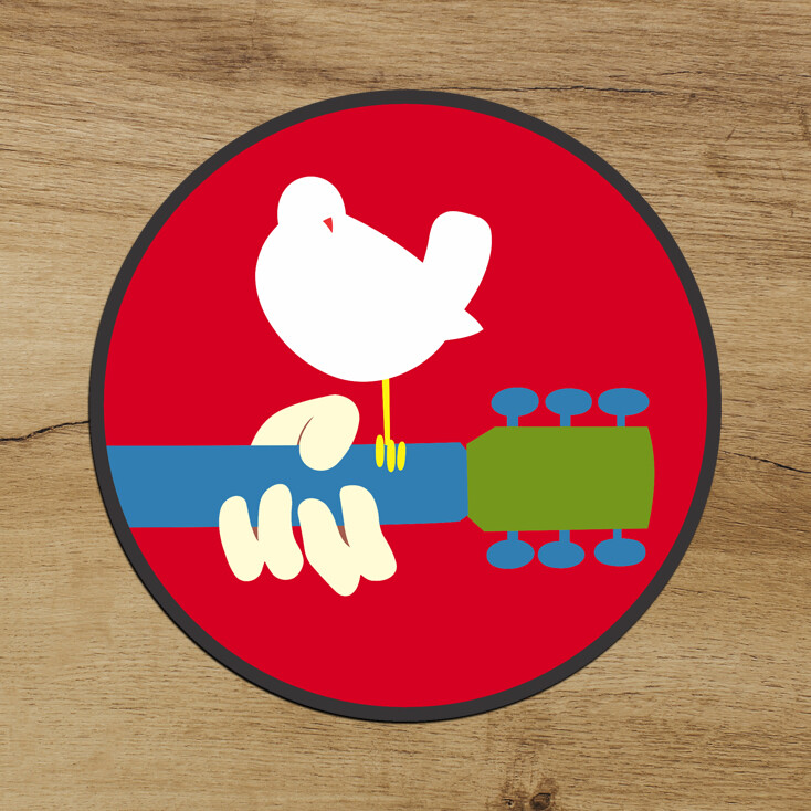 Woodstock 1969 Premium 3in Sticker Decal Music Festival Peace Dove Free Shipping