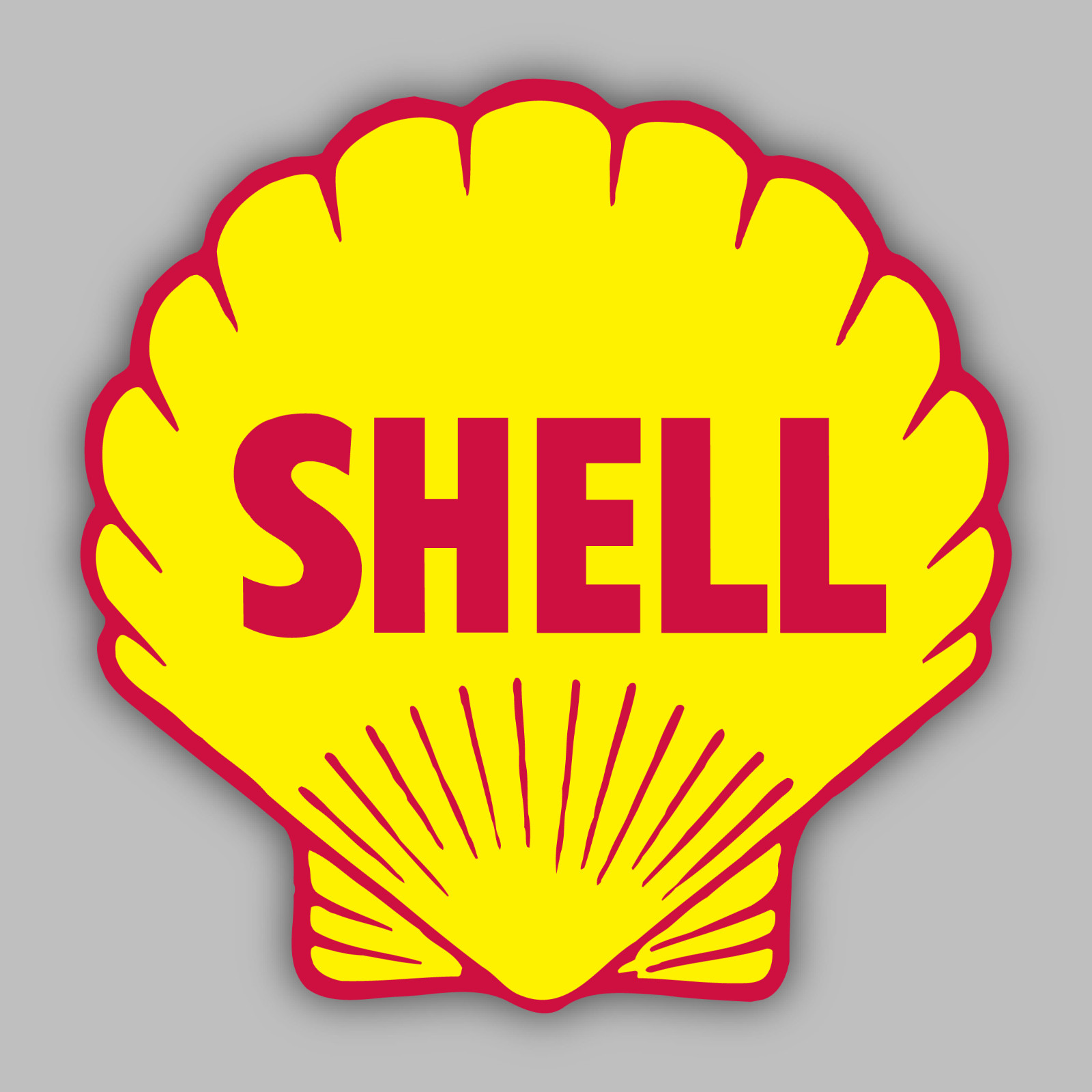 Shell Oil Vinyl Sticker/Decal – Racing – Gasoline -Vintage – Classic – Hot Rod