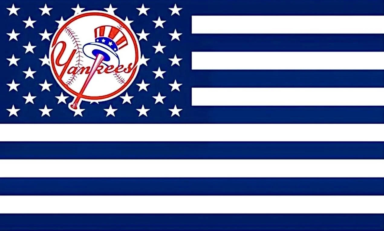 New York Yankees Stars & Stripes Sticker *NEW* Measures 5" x 3"