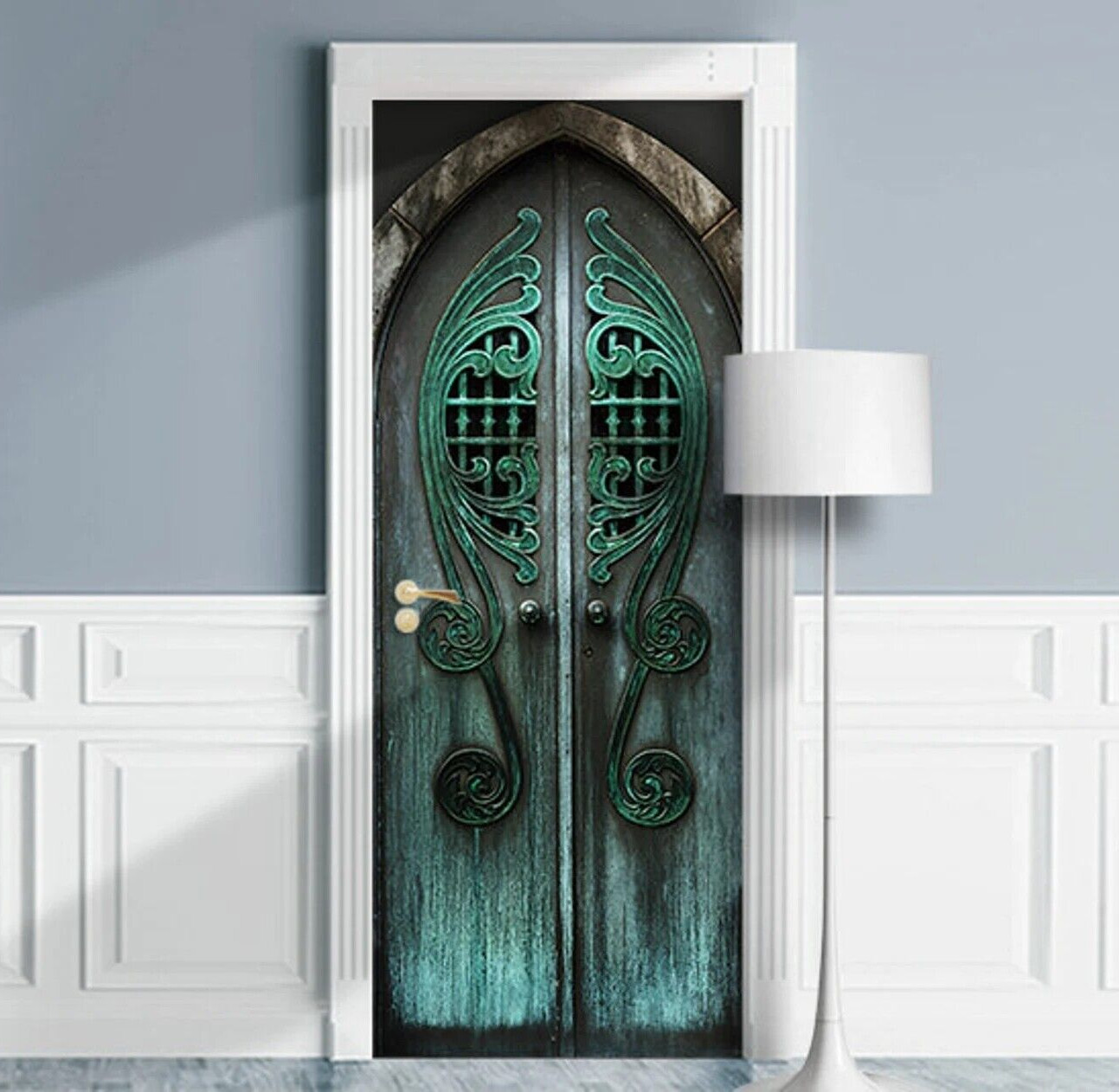 Fair Door Mural | Seamless 1-Piece Laminated Vinyl Wrap