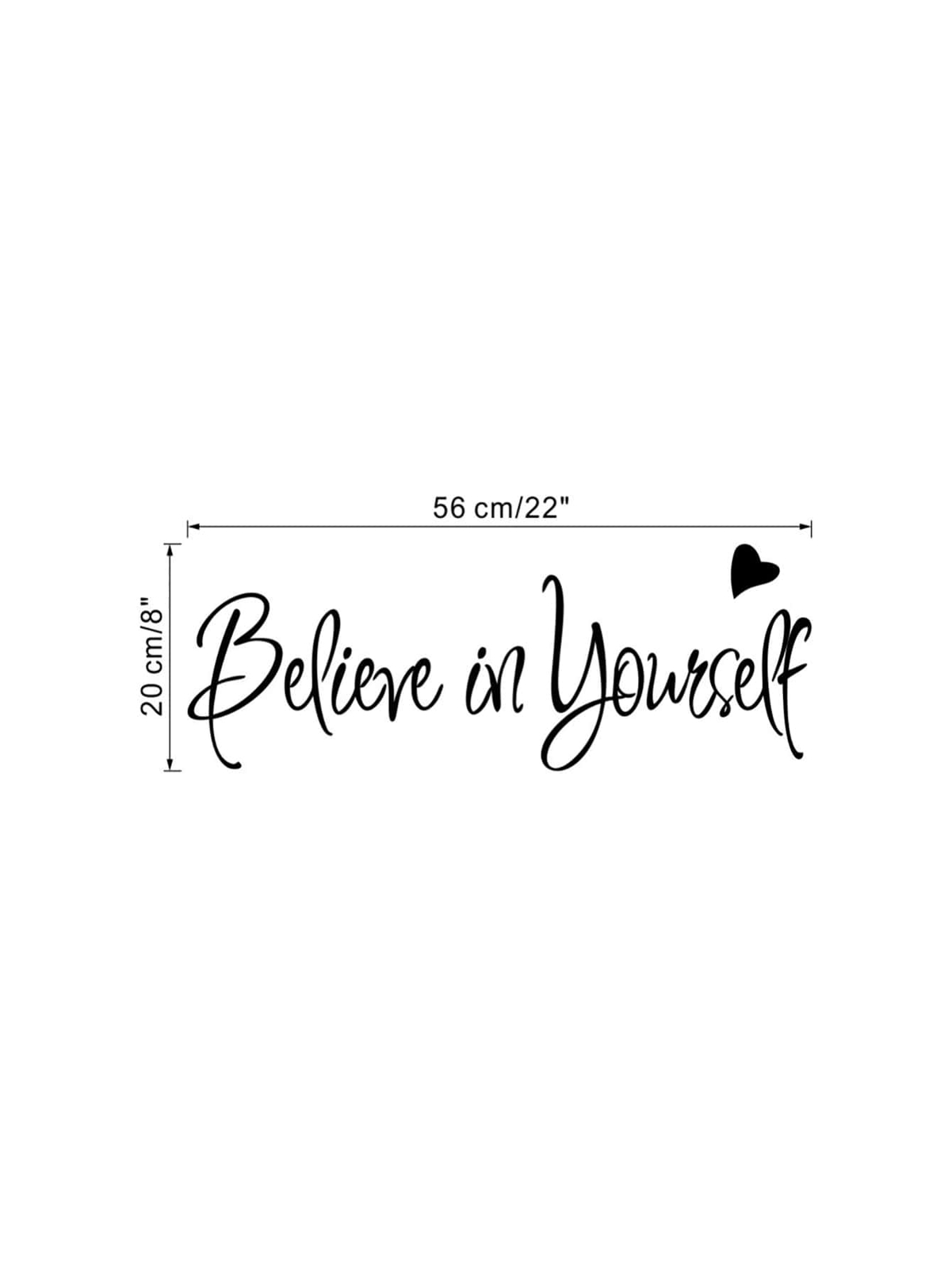 Slogan Graphic Wall Sticker Removable Peel and Stick Decal Vinyl Decor