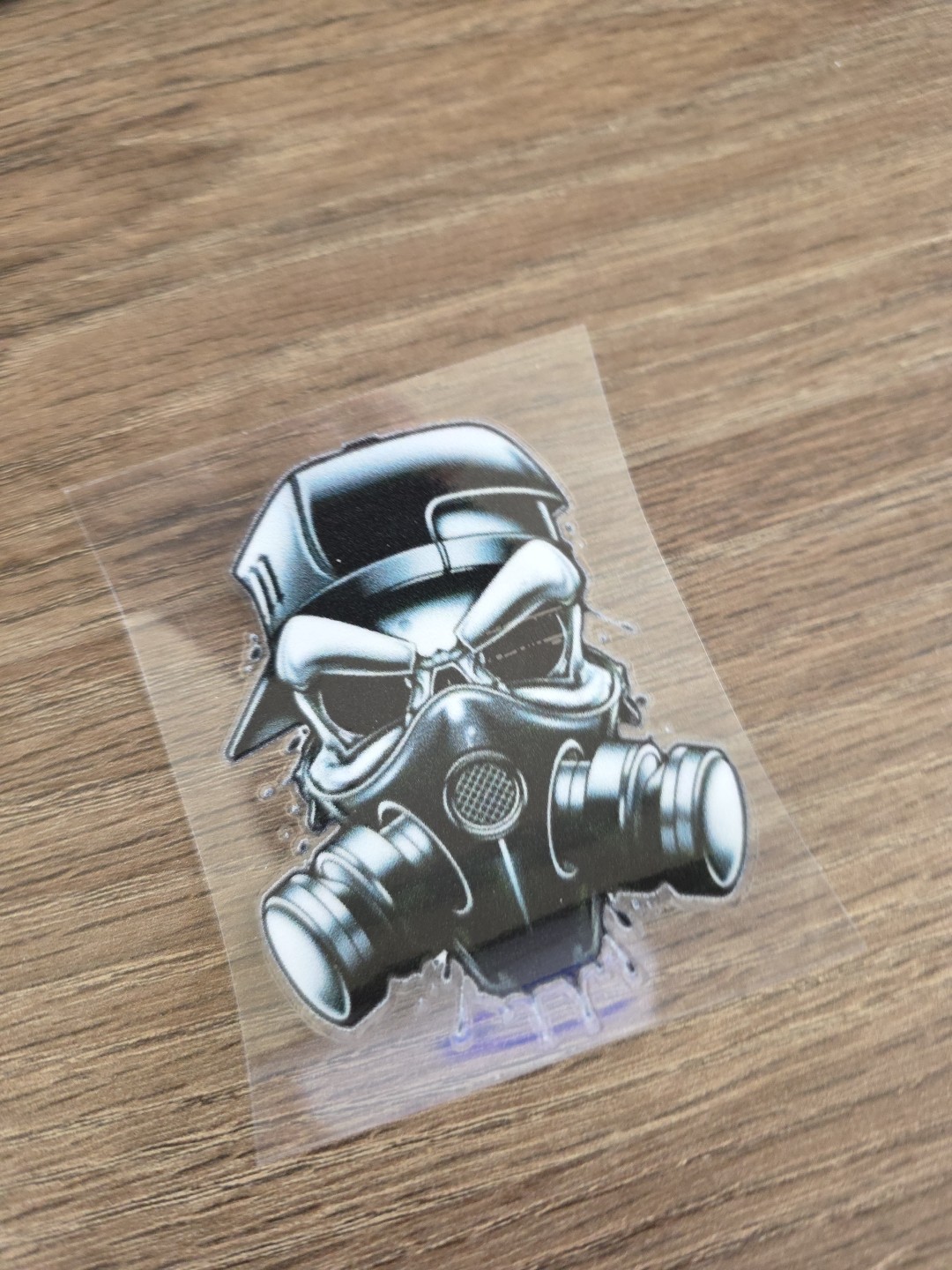 Graffiti Artist Masked Cartoon With Hat UV DTF Decal Sticker Waterproof USA