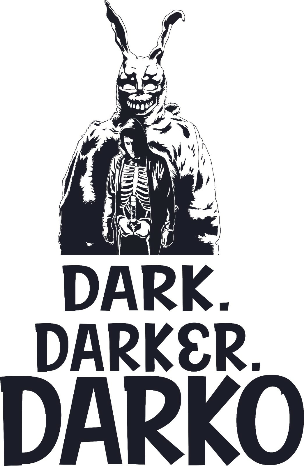 Bedroom Living Room Frank The Rabbit – Dark Darker Darko Vinyl Wall Decal Quotes
