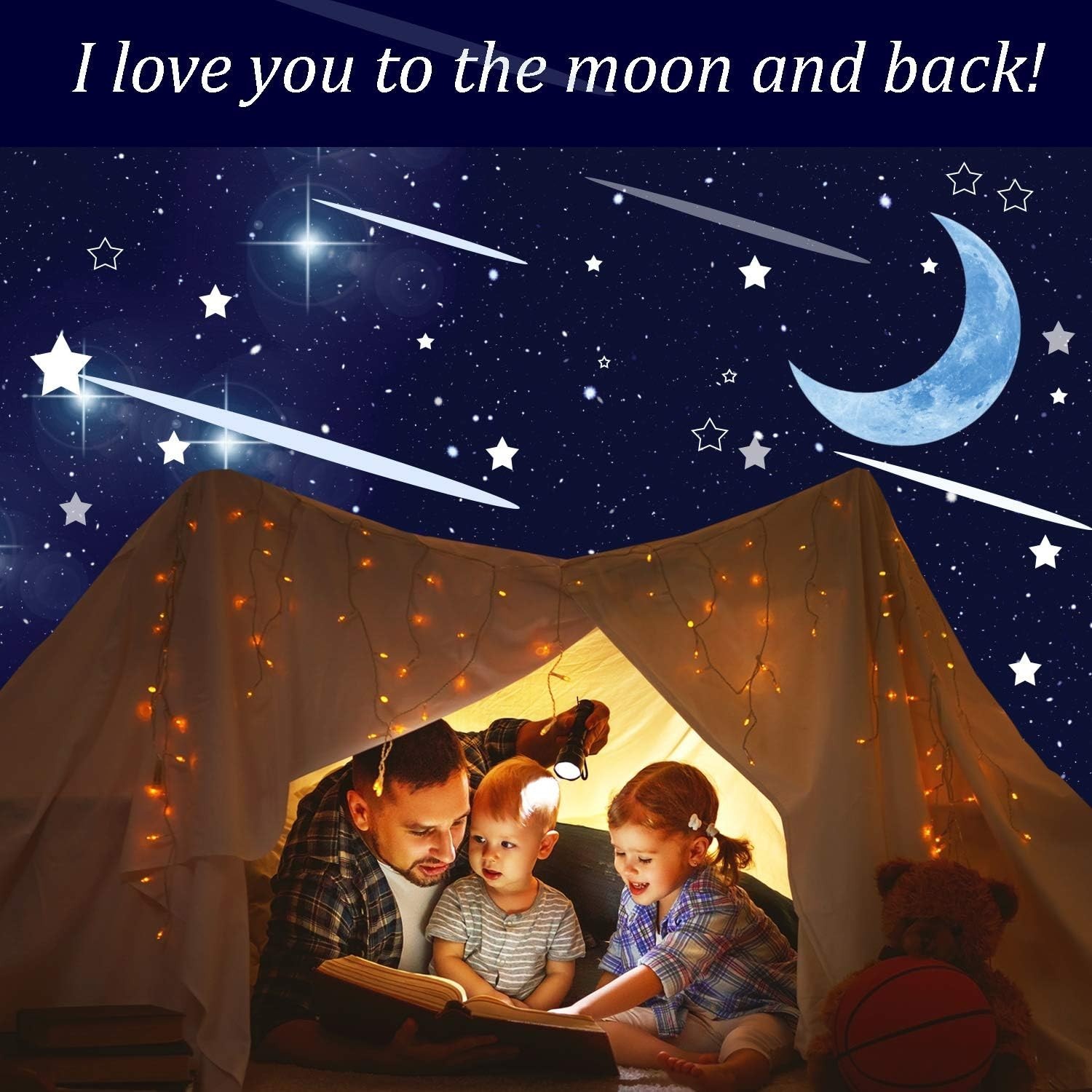 HELLO WORLD 522pcs Glow in The Dark Stars for Ceiling Wall Stickers Adhesive Bri