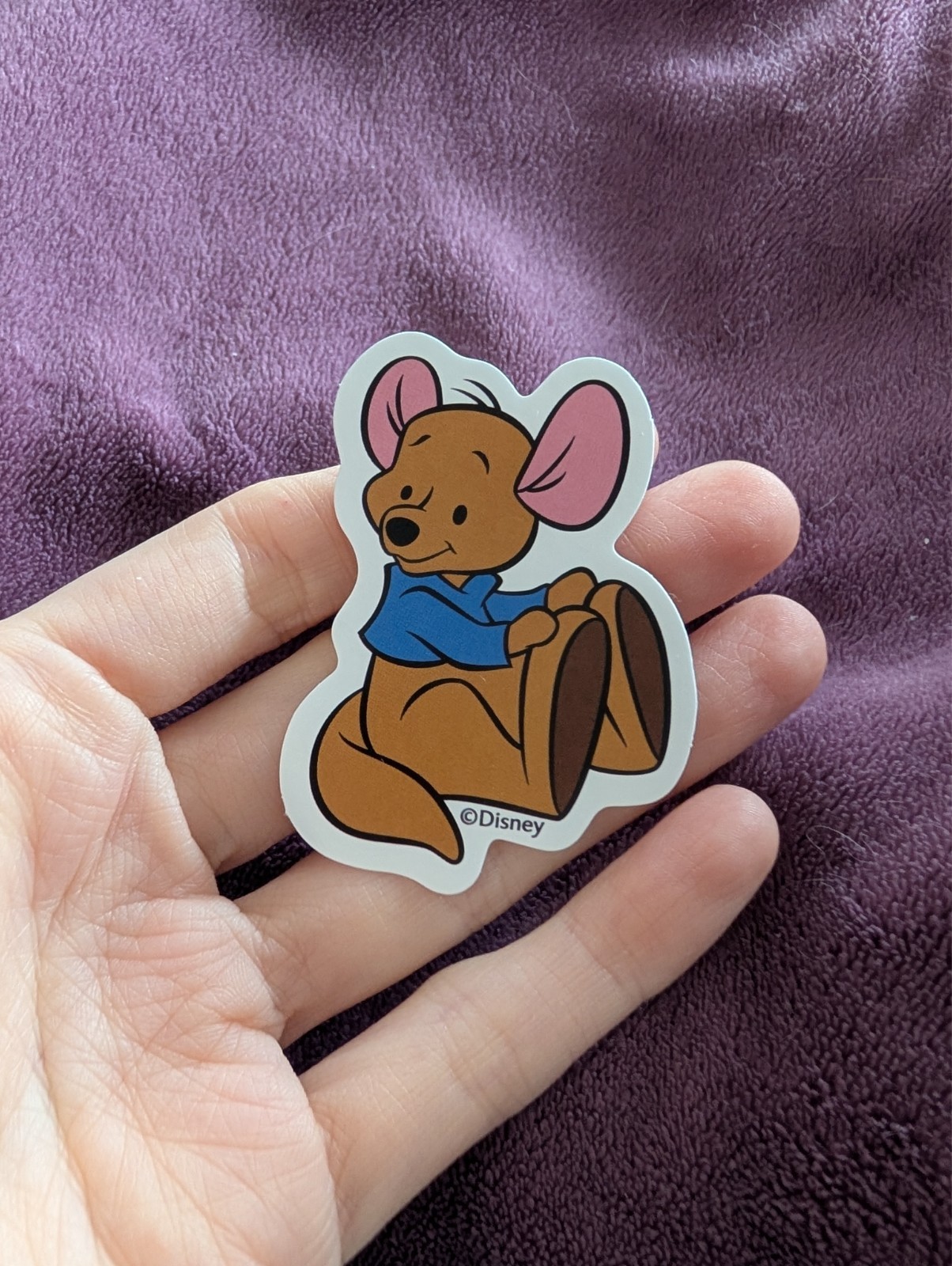 Winnie the Pooh Sticker | Whimsical Cartoon Vinyl, Roo