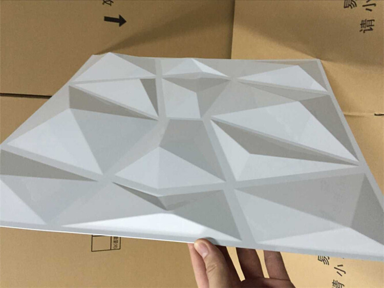 12x 3D Wall Panels PVC Geometric Brick Art Design DIY 11.8'x11.8' Wallpaper Kit