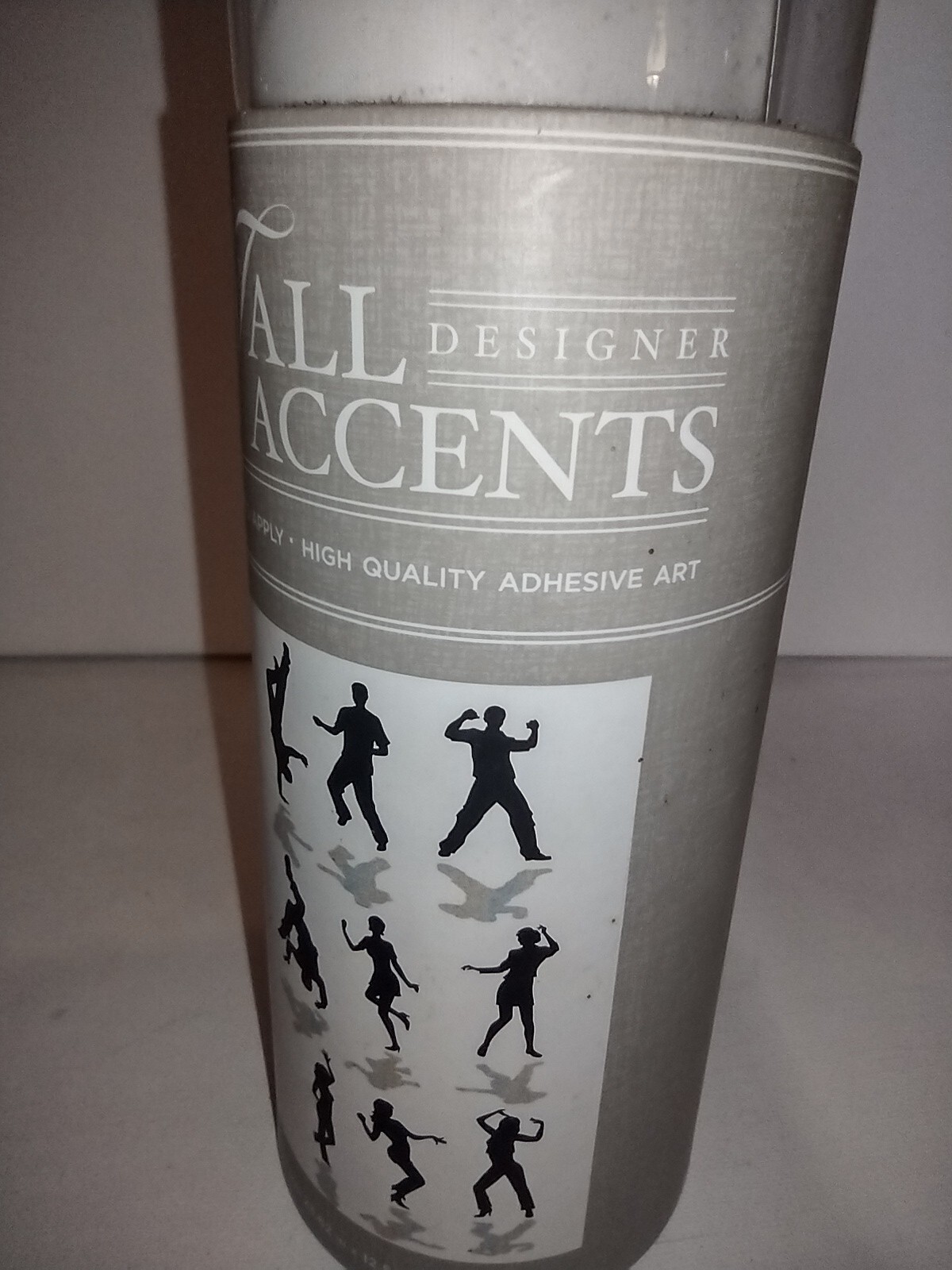 Wall Accents Adhesive Art Foil Designer 2010 People Dancing with Shadows Small