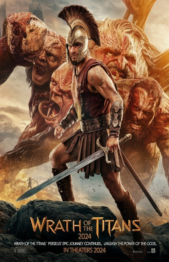 WRATH OF THE TITANS Movie Wall Vinyl Decal Poster Print (Removable Adhesive)