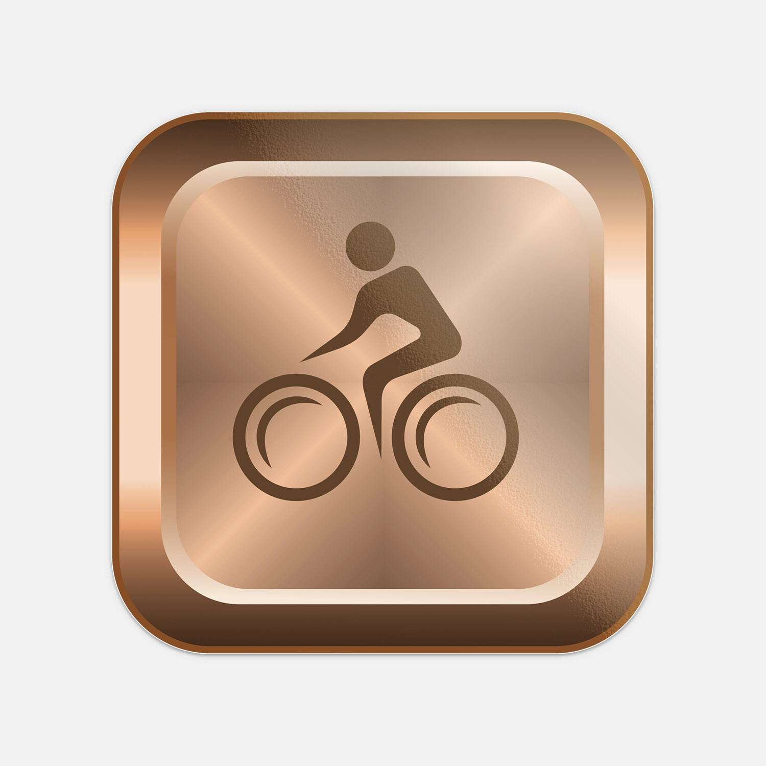 Bicycle Sport Sign Emblem Vinyl Sticker Decal