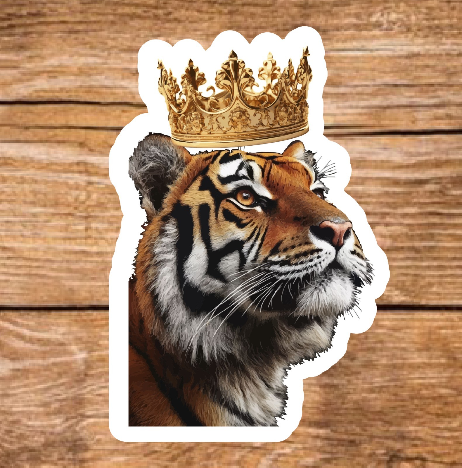 Royalty – 3 Pages (24 Sticker Set) 2in, Waterproof, Glossy Finish Vinyl.