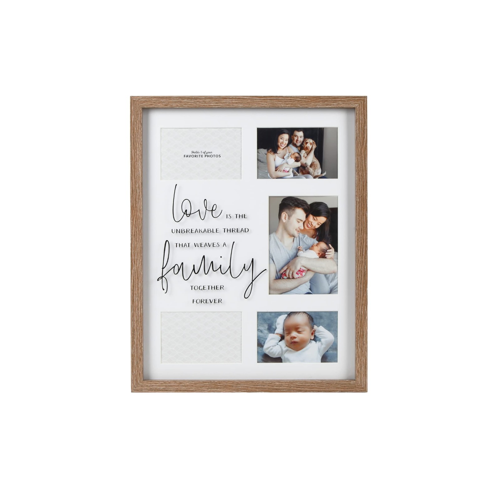 Prinz 5-Opening 16X20 Family Together Forever Wall Collage Picture Frame, Hol…