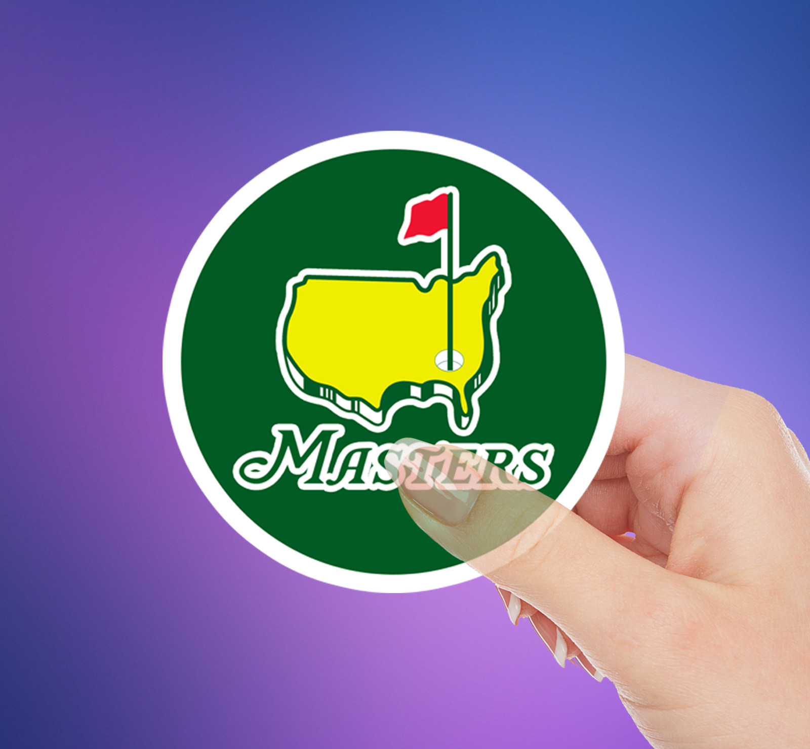 NEW- Golf Lover Sticker Masters Golf Decal -Indoor Sticker for Tumbler Laptop
