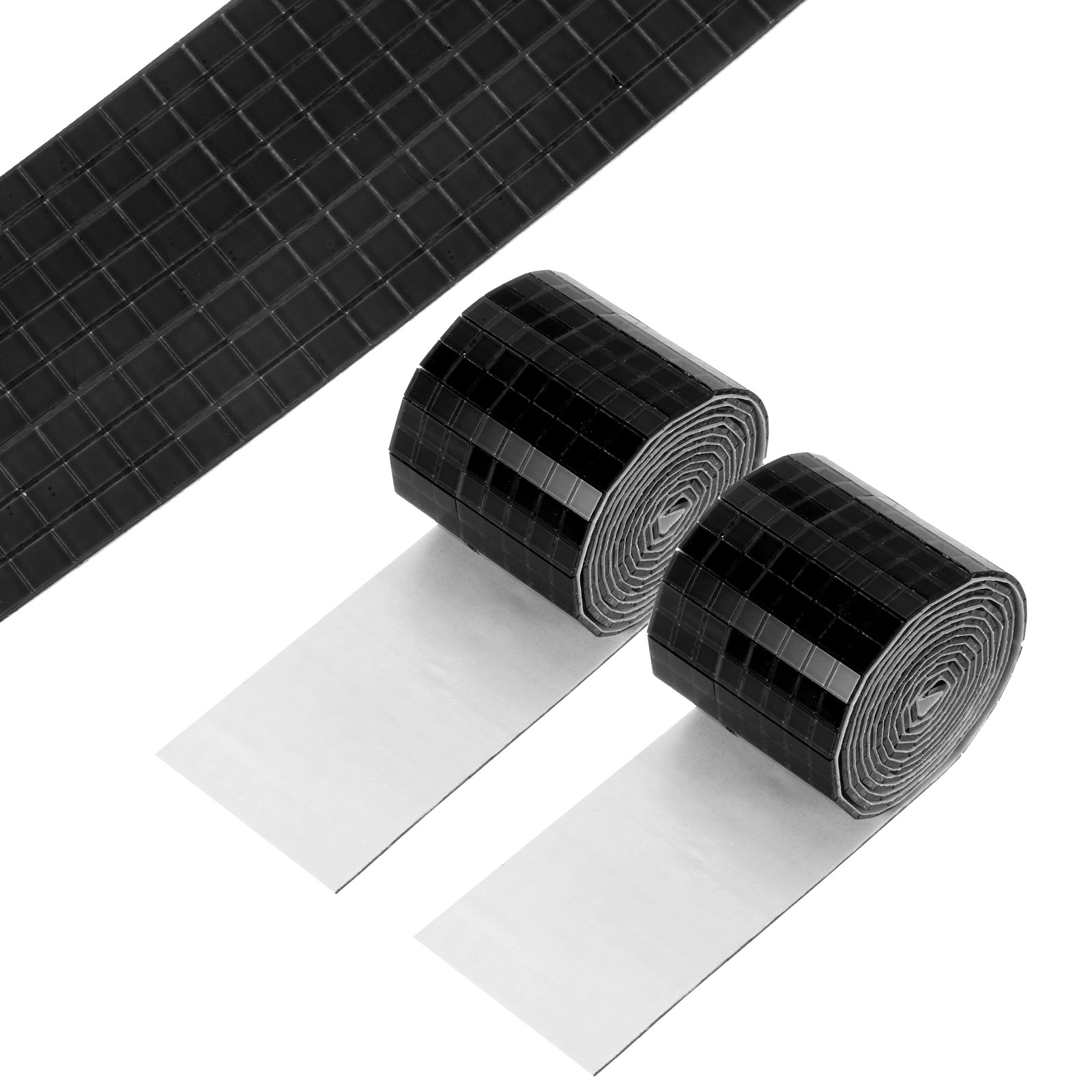 5x5mm Self Adhesive Mirrors Mosaic Tiles, 3200 Pcs Mosaic Sticker, Black