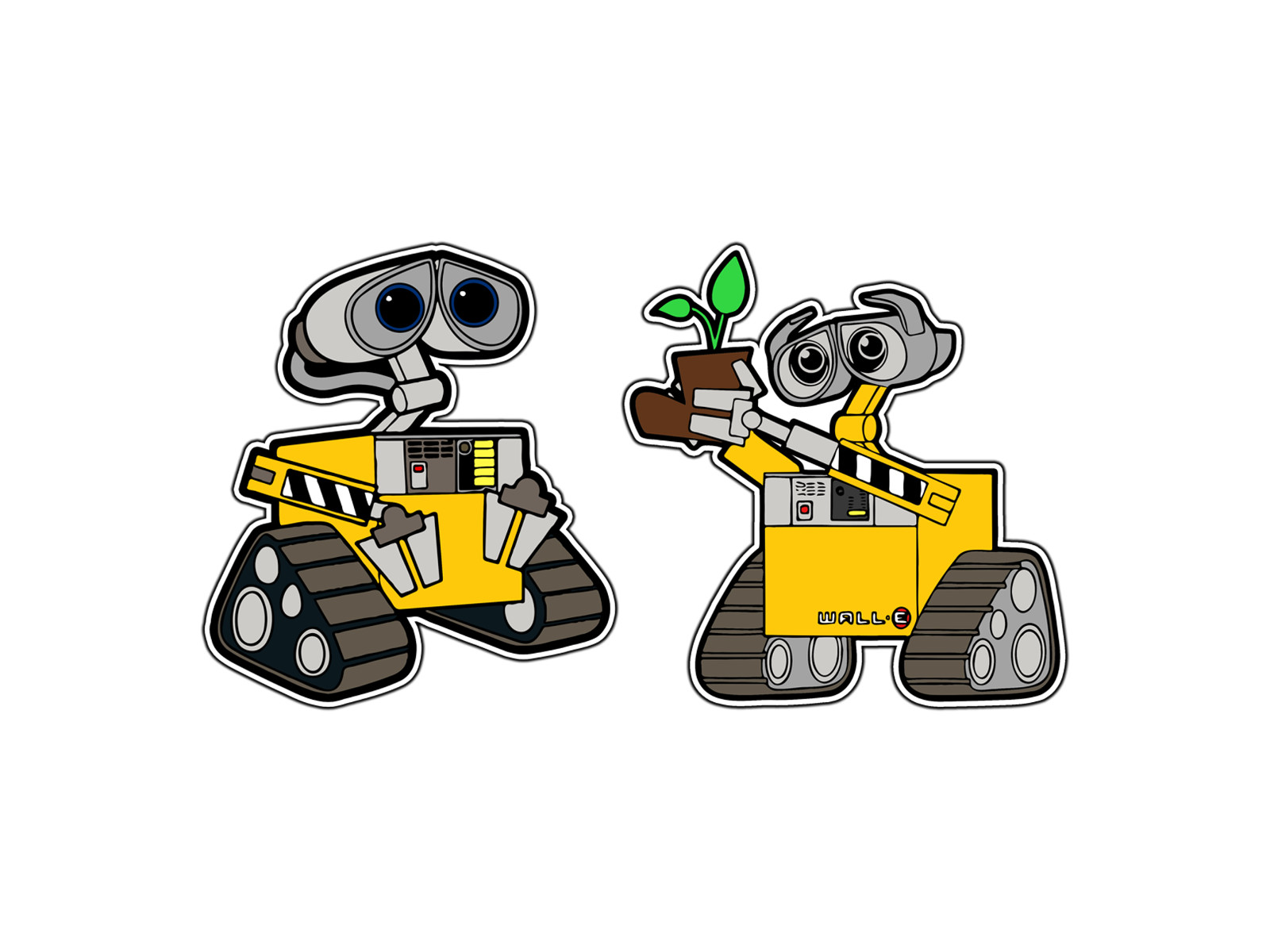 Wall-E Cartoon Waterproof Vinyl Sticker Decal Die-Cut