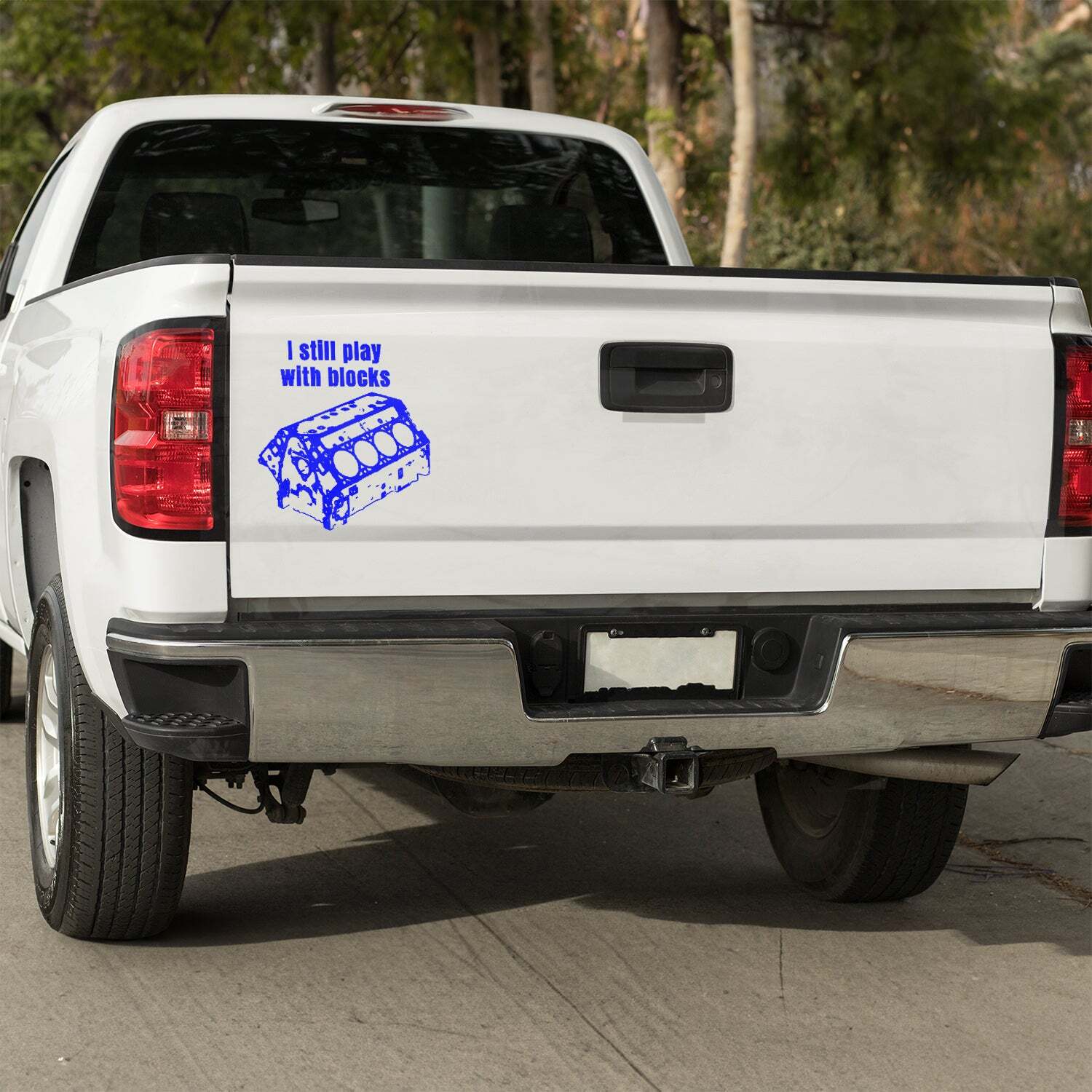 I still play with blocks Vinyl Decal, mechanic gift, handyman gift,car guy