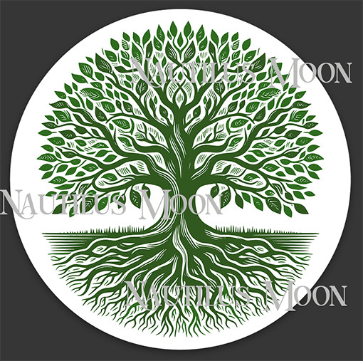World Tree / Tree of Life Sticker 3" Circle – Free Ship