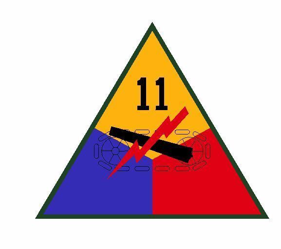 11th Armored Division Sticker Decal M360