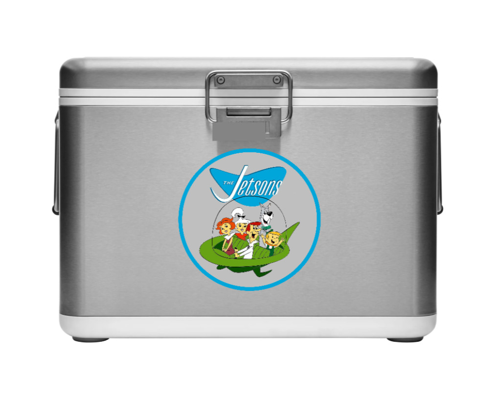 Cartoons – The Jetsons – 4" Handmade Vinyl Decal Vehicle Laptop Cooler Tumbler