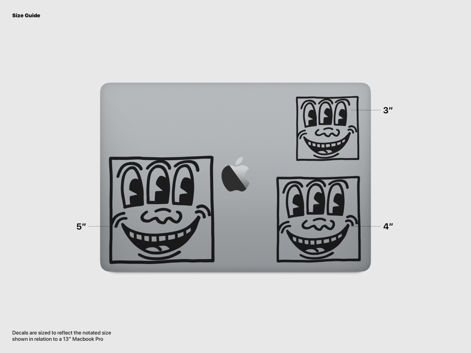 Three Eyed – Keith Haring Decal