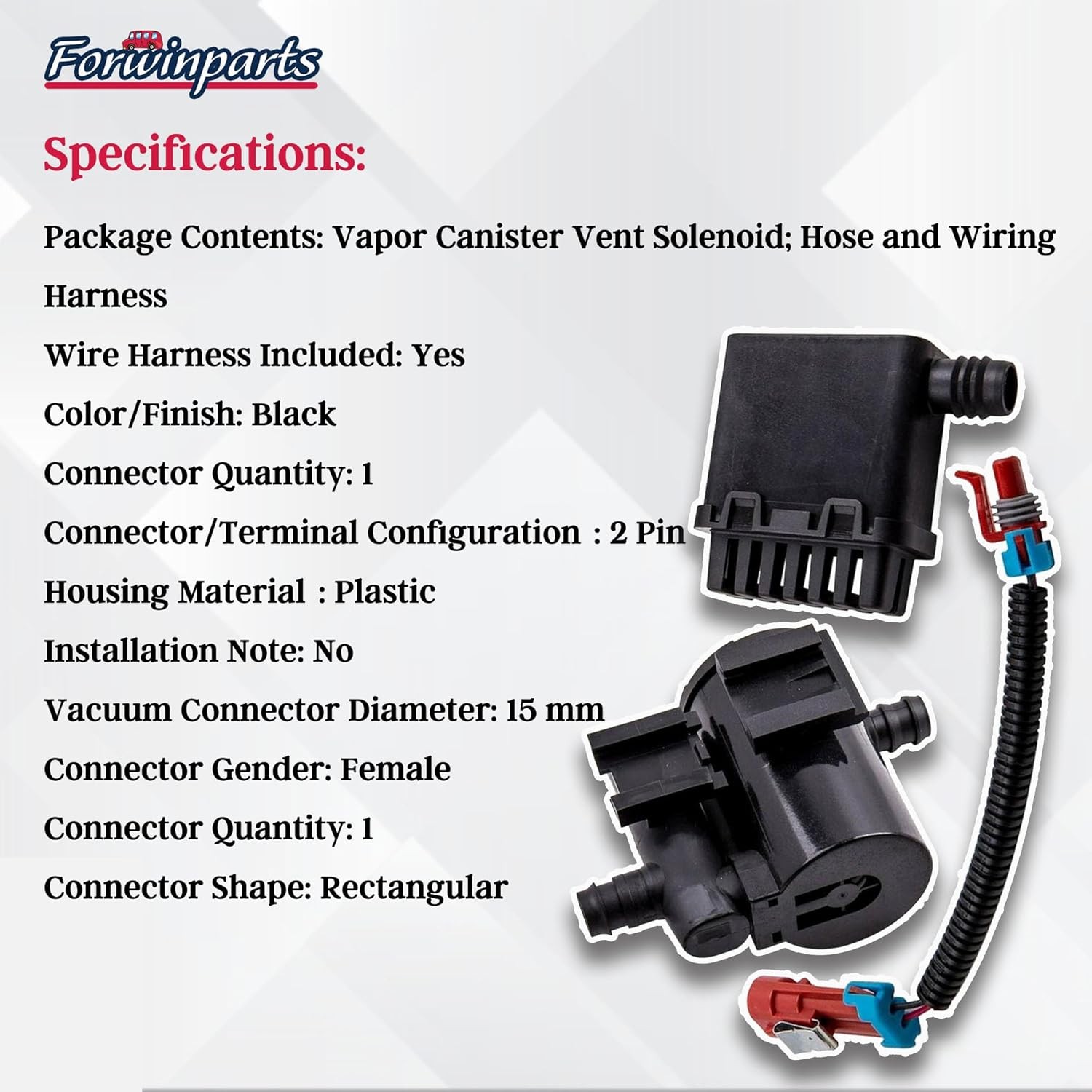 Evap Canister Vent Solenoid Valve Assembly P0449 for 2004-2010 Chevy Silverado G