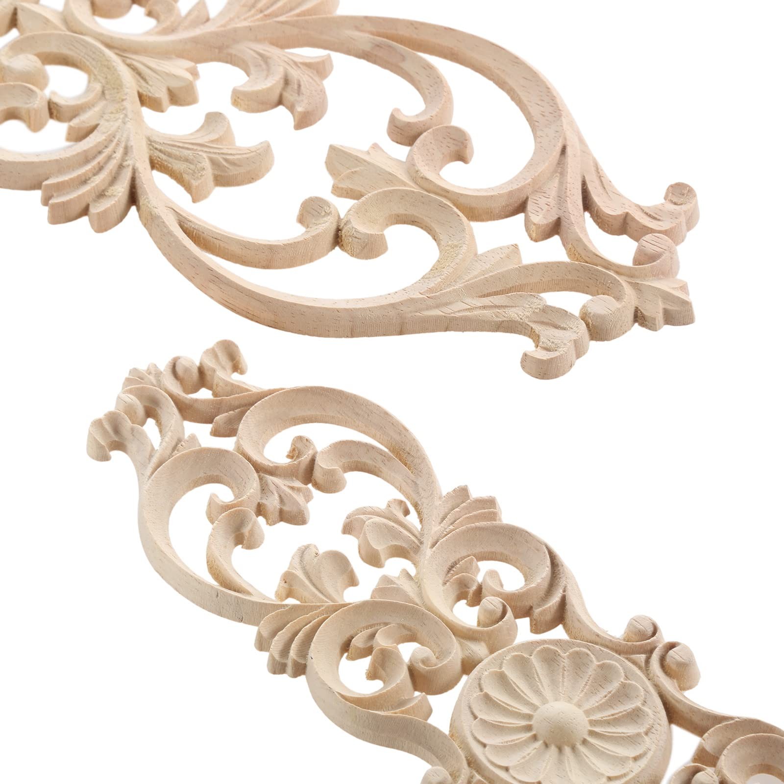Wood Onlays Appliques, Long Wooden Carved Overlays Furniture Center Carvings …