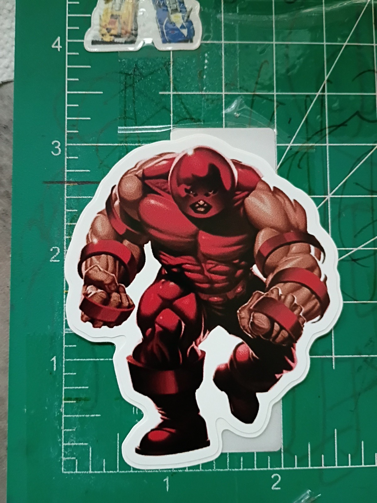 X-MEN X JUGGERNAUT X VYNIL DIE CUT GLOSSY STICKER X 3X2.5 INCH STICKER X XMEN