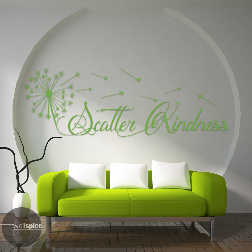 Scatter Kindness Vinyl Wall Decal Sticker