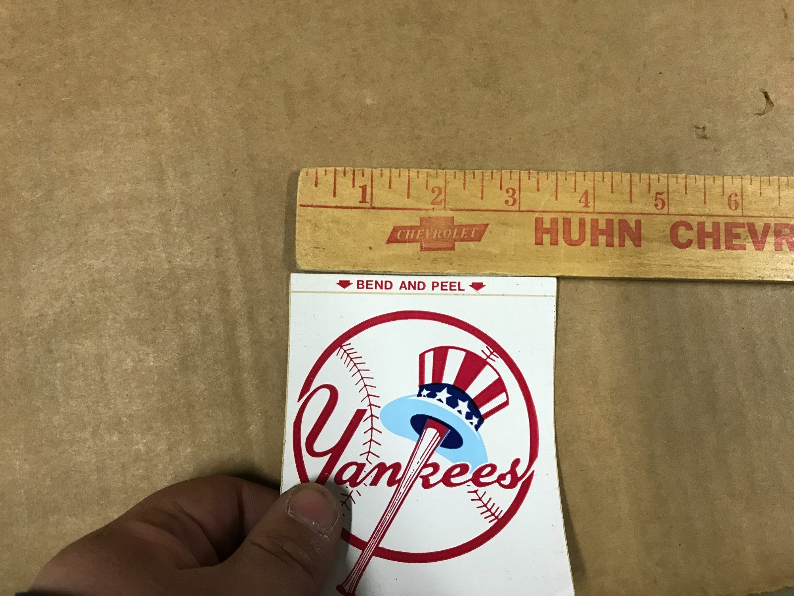 Vintage New York Yankees Sticker – 3.5" In Diameter
