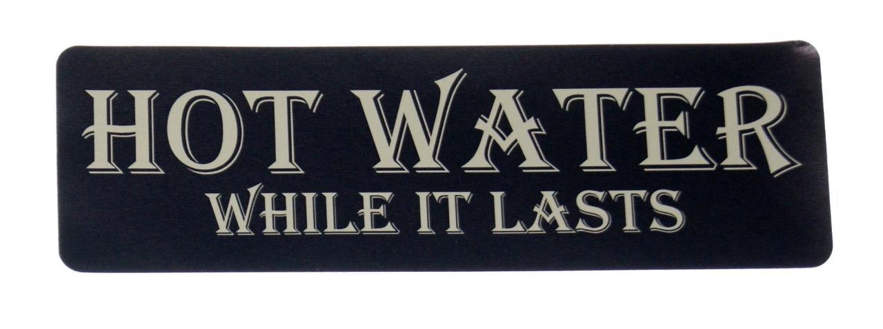 Soap – Hand Towels Free – Hot Water Set of 3 Removable Vinyl Decal Stickers