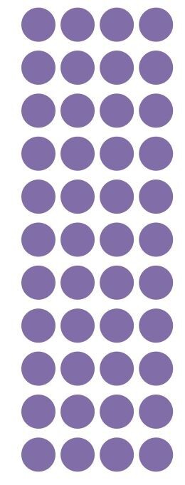3/4" Lavender Round Label Dots Stickers Color Coding Inventory 3/4 Inch Dot