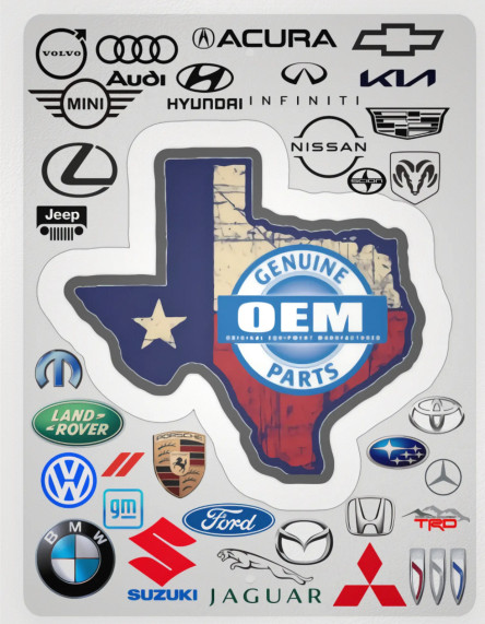 (1) Toyota Body Graphics, TX-Pro White Lettering, Red TRD Pt929-35100 genuine oe