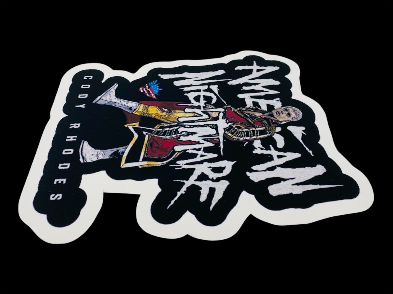 Male Wrestler Waterproof Car Decal Laptop Vinyl Sticker Large
