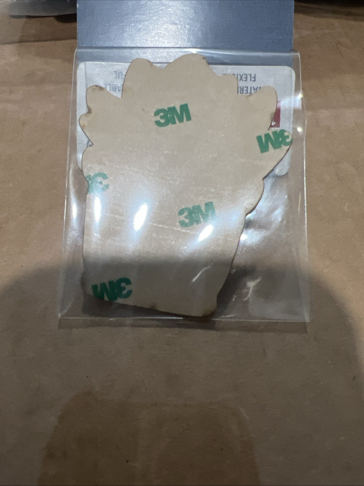 Flexible Wood Sticker Adheres To Flat Or Curved Smooth Surface Waterproof