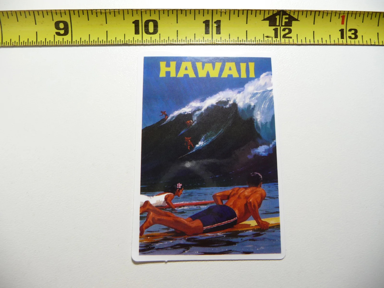 HAWAII SURFERS SURF WAVE PIPELINE SMALL STICKER DECAL BEACH VACATION PARADISE