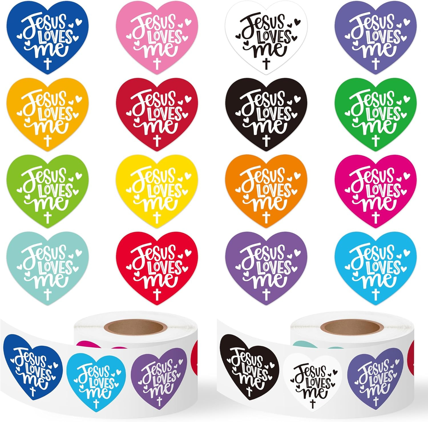 Watercolor Bird Sticker Rolls – 1000 Pcs Waterproof Vinyl Animal Stickers