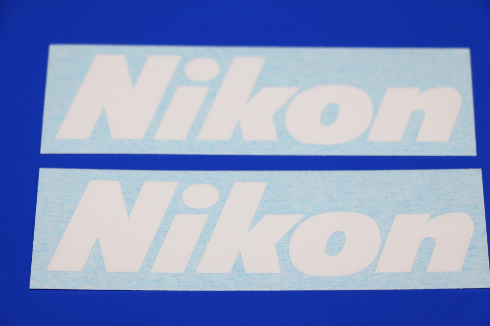 (PAIR) Nikon Logo Decal Vinyl Sticker Camera Camcorder Photography DSLR Photo