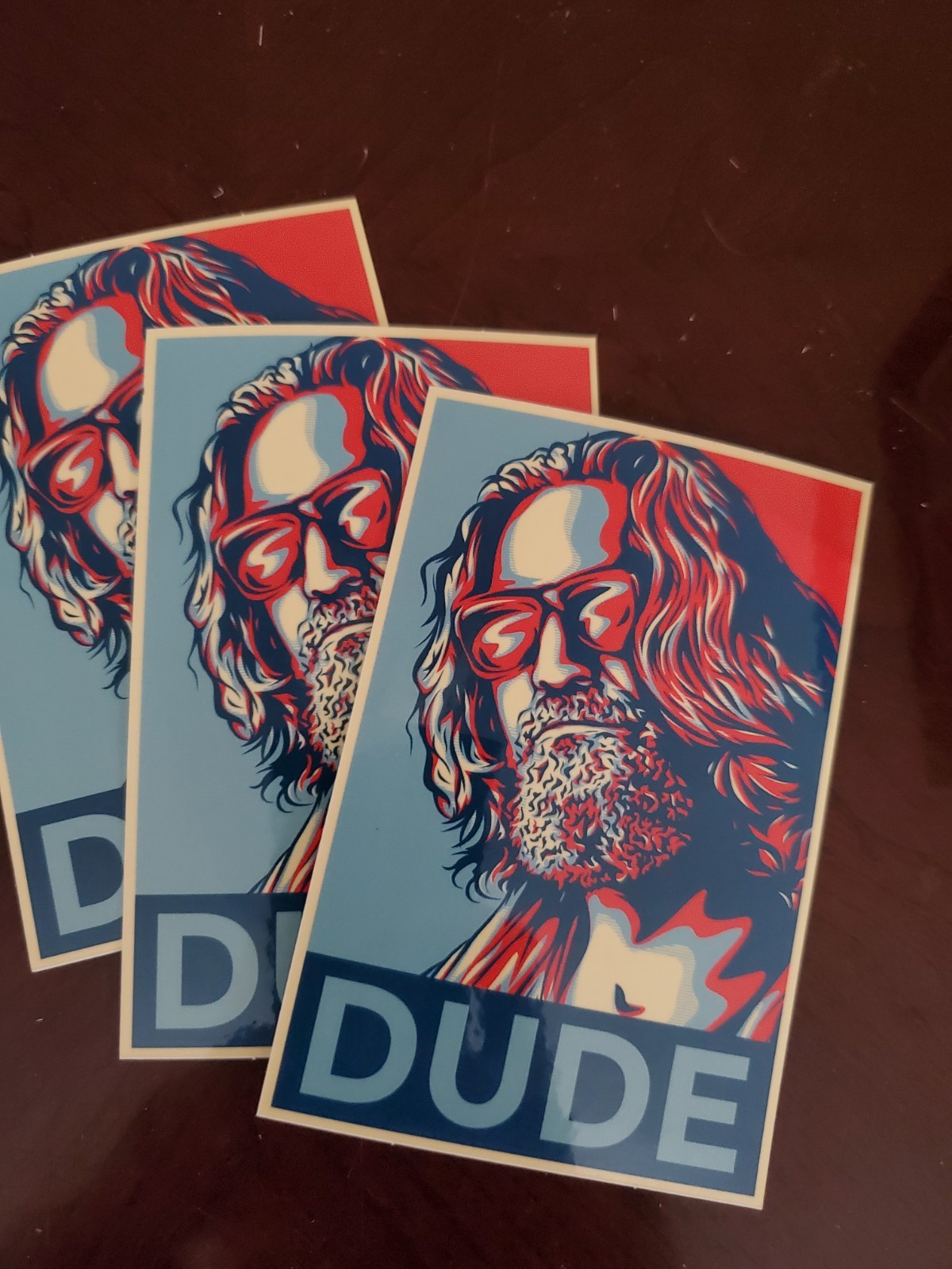 Big Lebowski STICKERS (3) 5×3 Inch THE DUDE