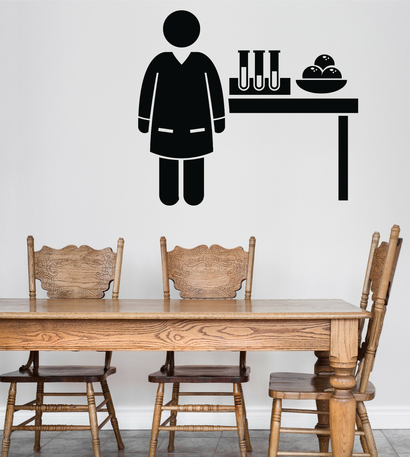 Wall Vinyl Sticker Decal Jobs Occupations Careers Food Culinary Chef (n1380)