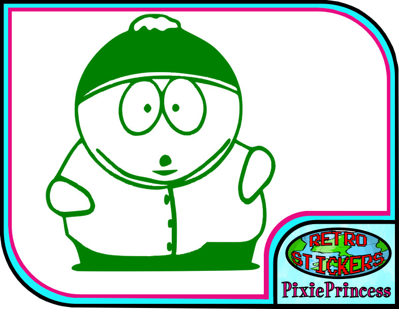 South Park Cartman Funny A Vinyl Sticker Truck Car Bike Wall Art Window Cartoon