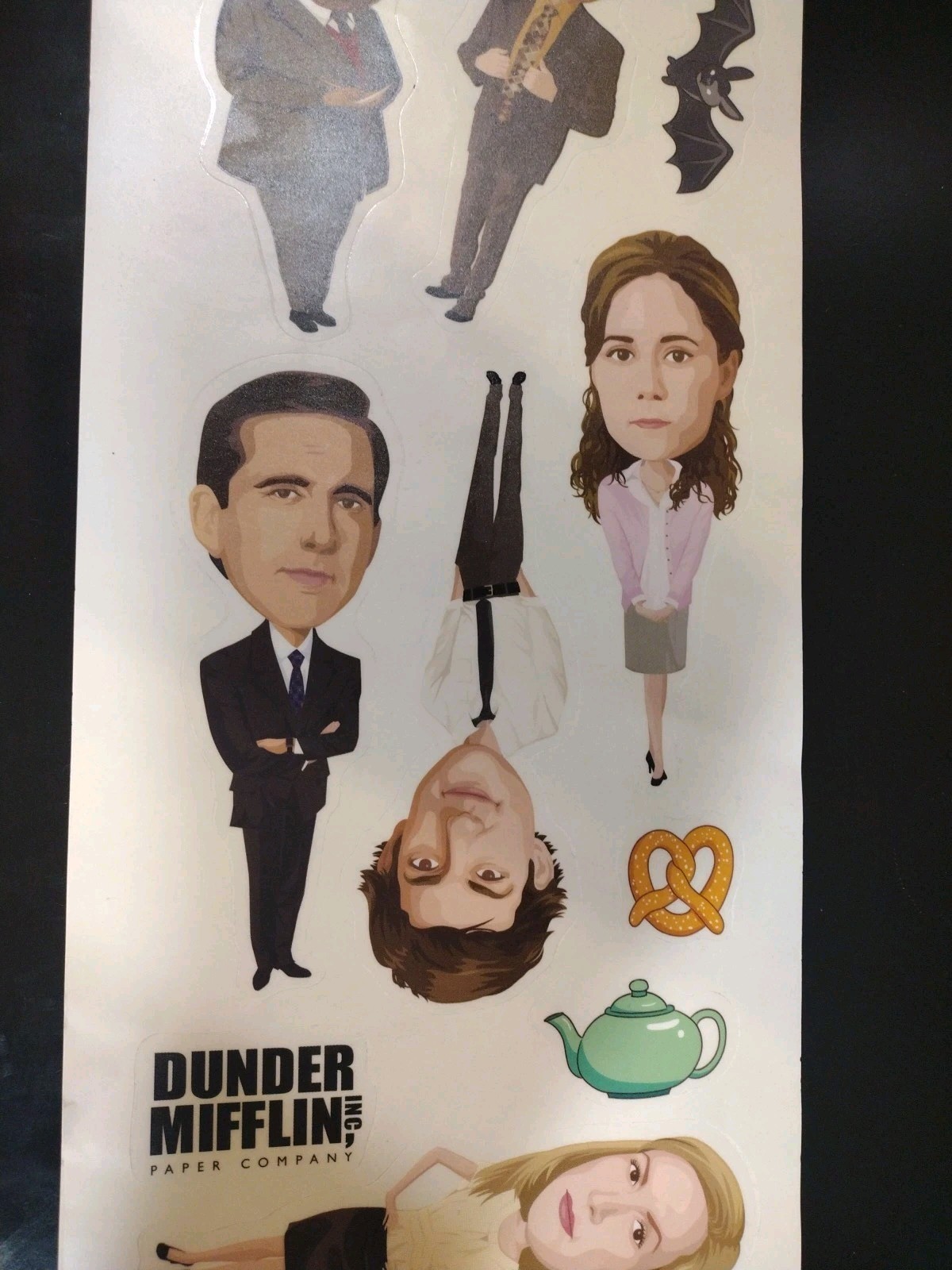 The Office 10 Wall Decals Removable Repositional Stickers Dunder Mifflin Dwight