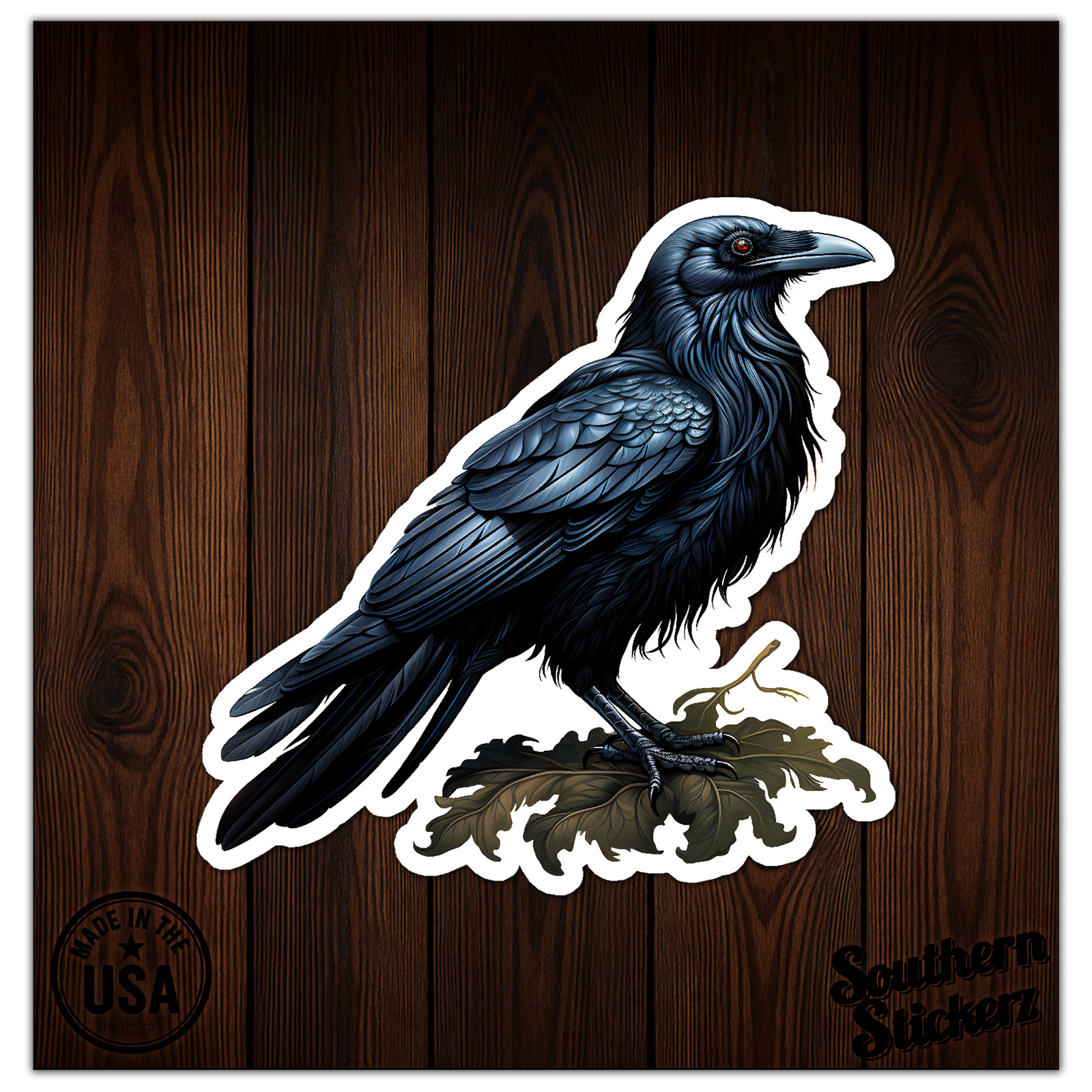 Raven Crow Blackbird – Vinyl Decal Sticker – Car Window Laptop – ebn12065