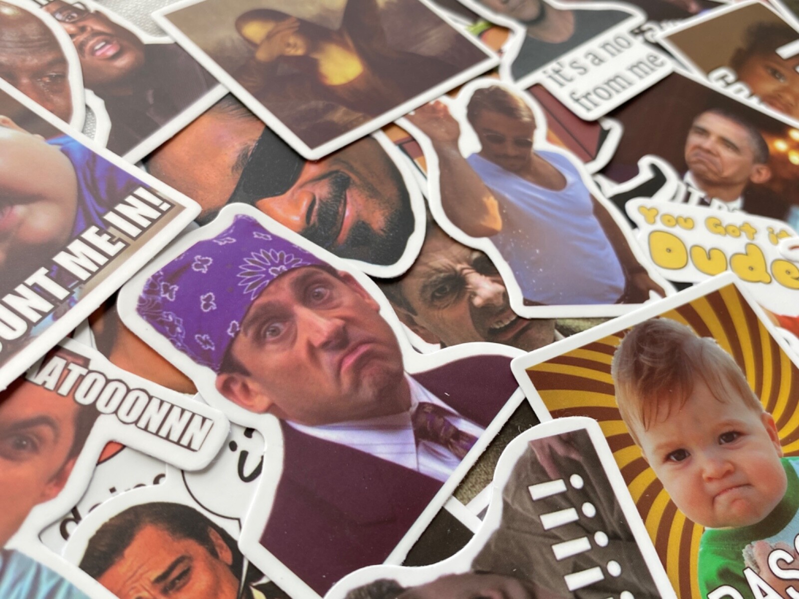 5-100 pcs Meme Stickers, Hype Trendy Funny Popular Car Bumper Laptop Phone Decal